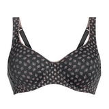 Rosa Faia Twin Art anthracite non-padded bra