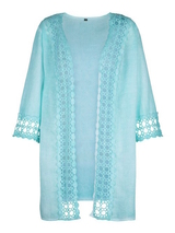 LingaDore Beach Cover Up aqua kimono