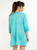 LingaDore Beach Cover Up aqua kimono