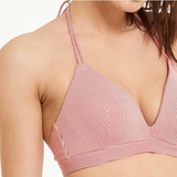 LingaDore Beach Iris red/white padded bikini bra