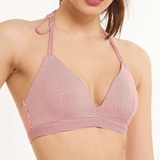 LingaDore Beach Iris red/white padded bikini bra