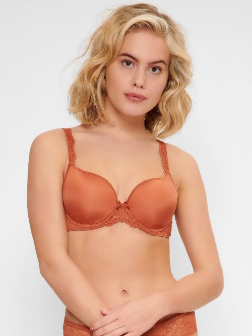LingaDore Daily Uni Fit leather brown padded bra