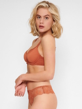 LingaDore Daily Uni Fit leather brown padded bra