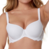 After Eden D-Cup & Up LIV white padded bra
