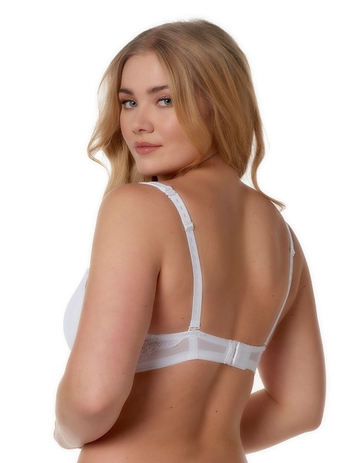 After Eden D-Cup & Up LIV white padded bra