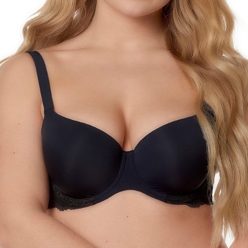 After Eden D-Cup & Up LIV black padded bra