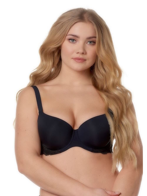 After Eden D-Cup & Up LIV black padded bra