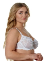 After Eden D-Cup & Up Nikki white non-padded bra