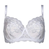 After Eden D-Cup & Up Nikki white non-padded bra