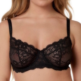 After Eden D-Cup & Up Nikki black non-padded bra