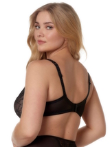 After Eden D-Cup & Up Nikki black non-padded bra