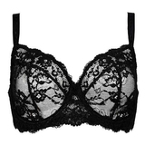 After Eden D-Cup & Up Nikki black non-padded bra