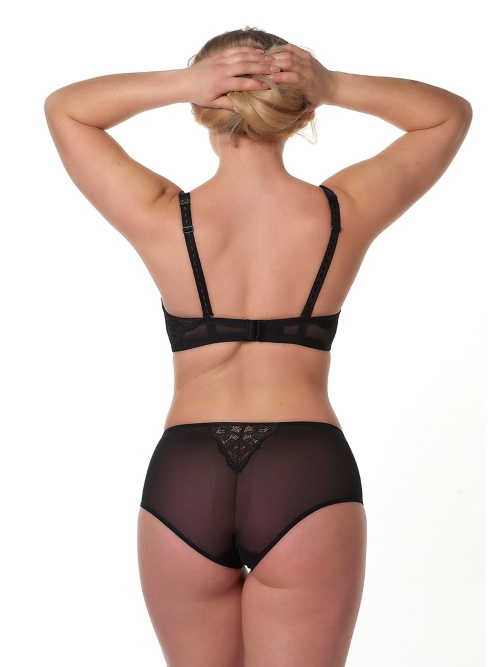 After Eden D-Cup & Up NF BO black high waist brief