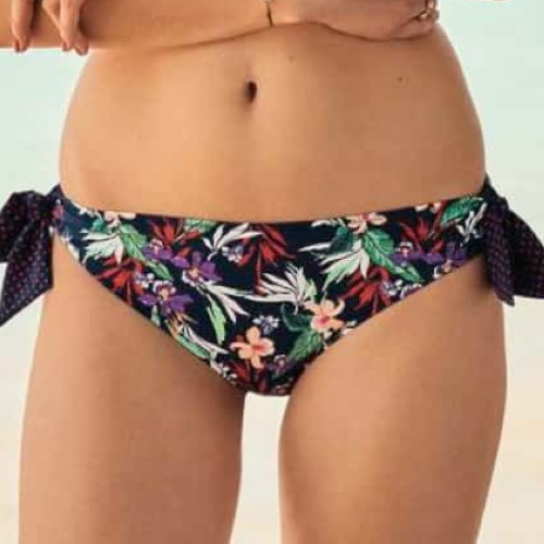 Rosa Faia Swimwear Lynn navy/print bikini brief