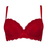 Dream Avenue Central Park red padded bra