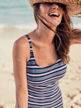 Rosa Faia Swimwear Estelle navy/pink bathingsuit
