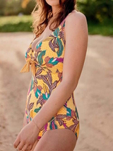 Rosa Faia Beach Olivia yellow/print bathingsuit