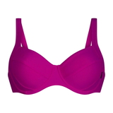 Rosa Faia Swimwear Sibel raspberry soft-cup bikini bra