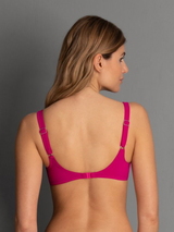 Rosa Faia Swimwear Sibel raspberry soft-cup bikini bra