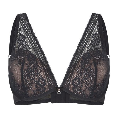 LingaDore Delicate Black black padded bra