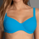 Rosa Faia Swimwear Sibel atoll blue soft-cup bikini bra