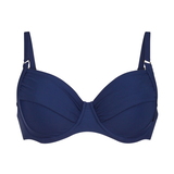 Rosa Faia Swimwear Twiggy navy blue soft-cup bikini bra