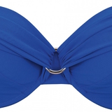 Rosa Faia Swimwear Hermine french blue soft-cup bikini bra