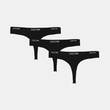 Zaccini Black and White black/white thong