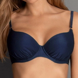 Rosa Faia Swimwear Sole navy blue push up bikini bra