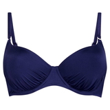 Rosa Faia Swimwear Sole navy blue push up bikini bra