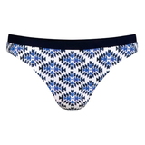Rosa Faia Swimwear Ebby blue/print bikini brief