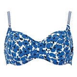 Rosa Faia Swimwear Federica cobalt soft-cup bikini bra