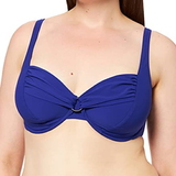 Rosa Faia Swimwear Hermine blue violet soft-cup bikini bra