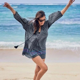 Rosa Faia Swimwear Papanui black/white tunic