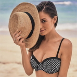 Rosa Faia Swimwear Cassie black/white padded bikini bra