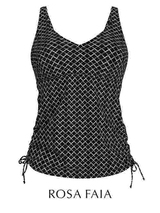 Rosa Faia Beach Malaika black/white tankini top