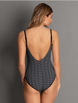 Rosa Faia Swimwear Marinet black/white bathingsuit
