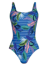 Rosa Faia Swimwear Cloe blue/print bathingsuit