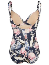 Rosa Faia Swimwear Ebony navy/print bathingsuit