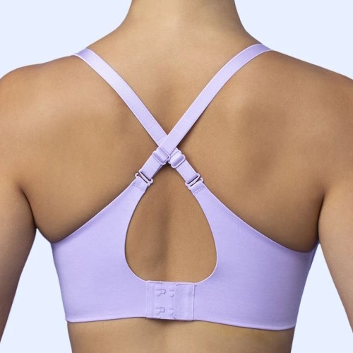 Royal Lounge Fit pink melange sport bra