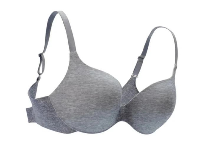 Royal Lounge Fit grey melange sport bra