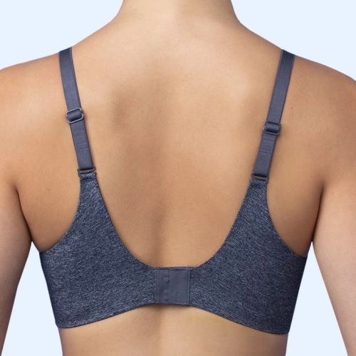 Royal Lounge Fit grey melange sport bra