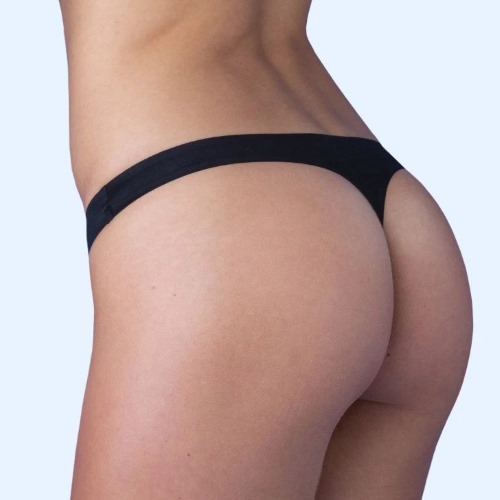 Royal Lounge Fit black thong