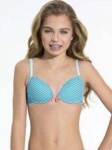 Order Boobs & Bloomers Libby Aqua/Print Girls Bra online.