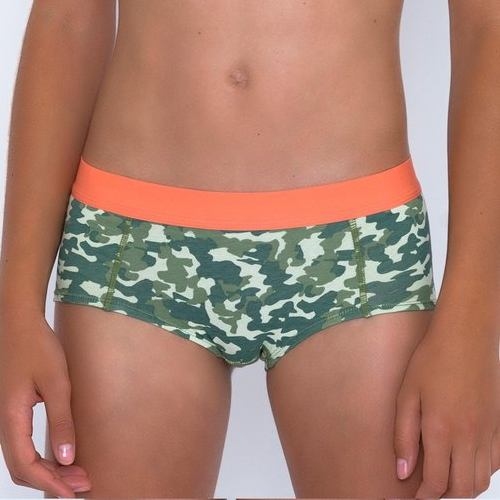 Boobs & Bloomers Jackie green/print short