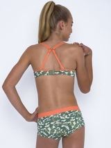 Boobs & Bloomers Jackie green/print short