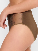 LingaDore Daily Maxi Slip olive green brief