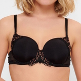 LingaDore In love with embroidery black/copper padded bra