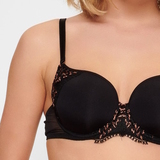 LingaDore In love with embroidery black/copper padded bra