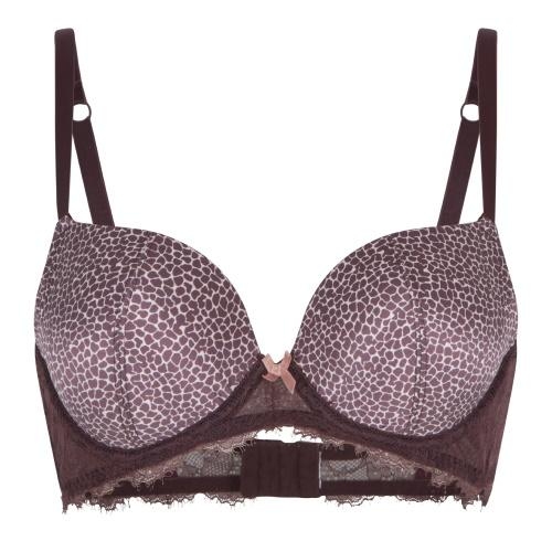 LingaDore Giraffe brown/print push up bra